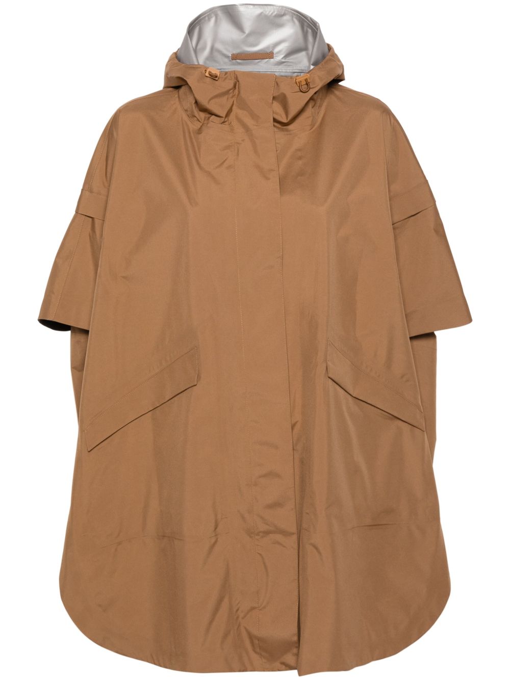 Herno GORE-TEX® 斗篷 - 褐色
