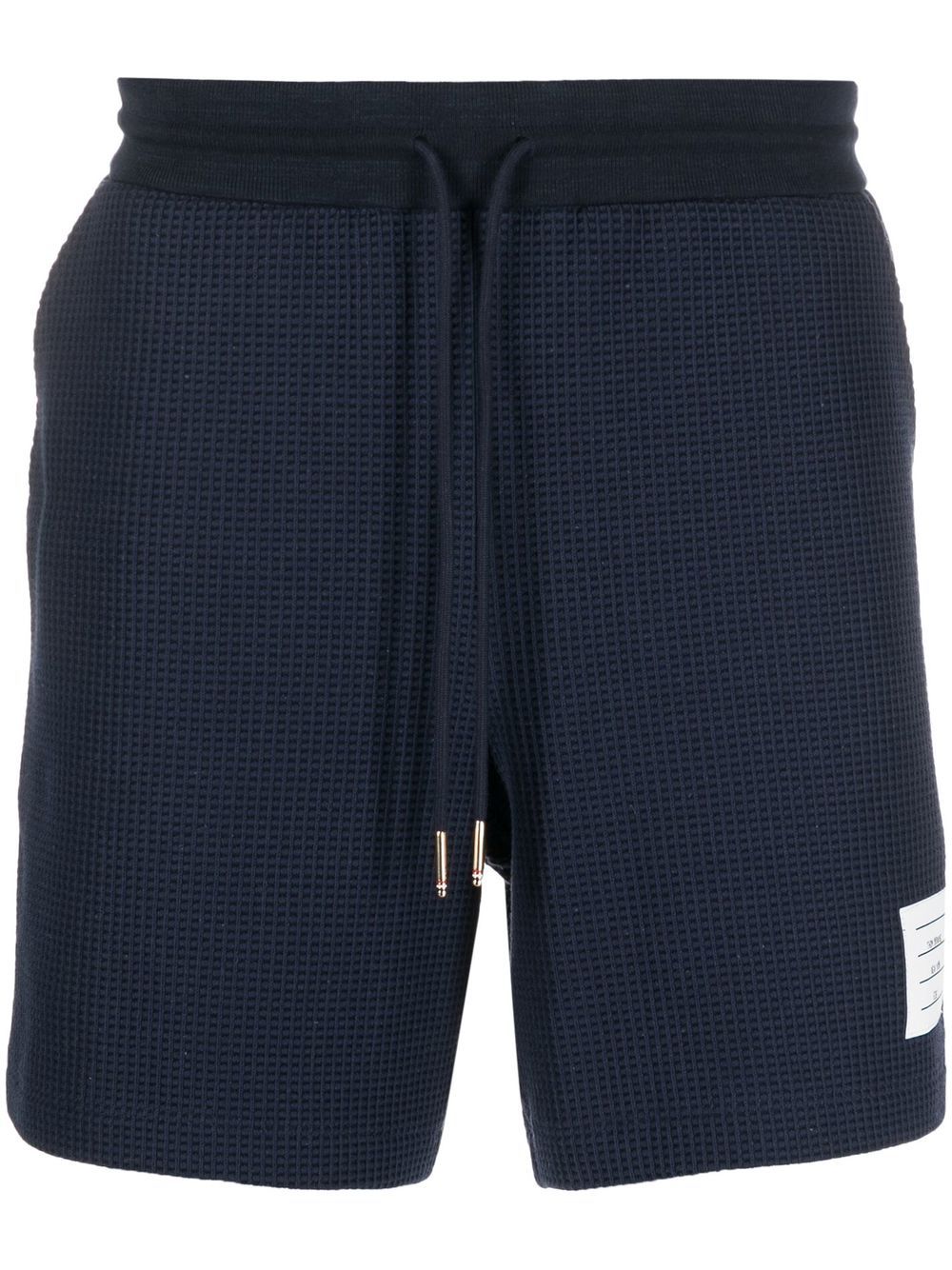 Thom Browne 抽绳短裤 - 蓝色