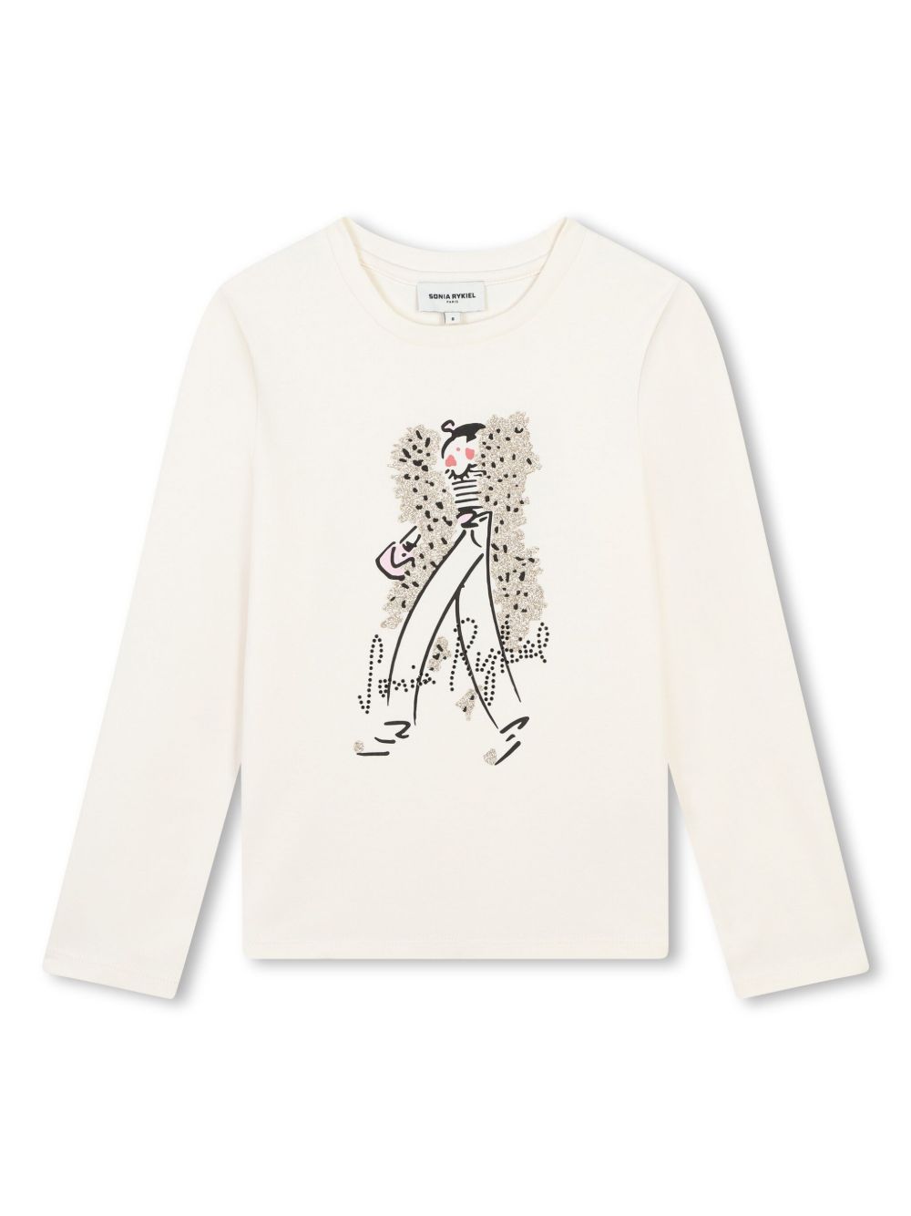 SONIA RYKIEL ENFANT Madame Rykiel 印花T恤 - 白色