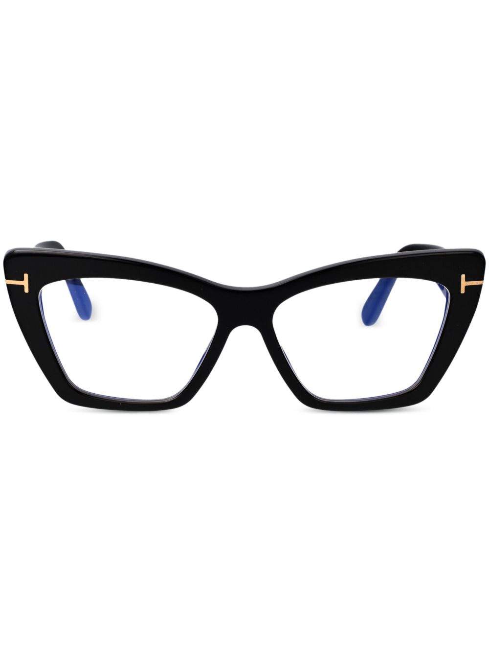TOM FORD Eyewear 猫眼框眼镜 - 黑色