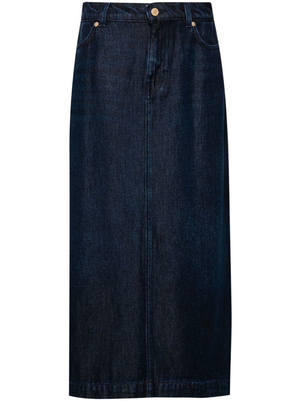 7 For All Mankind Stormy 中长半身裙 - 蓝色