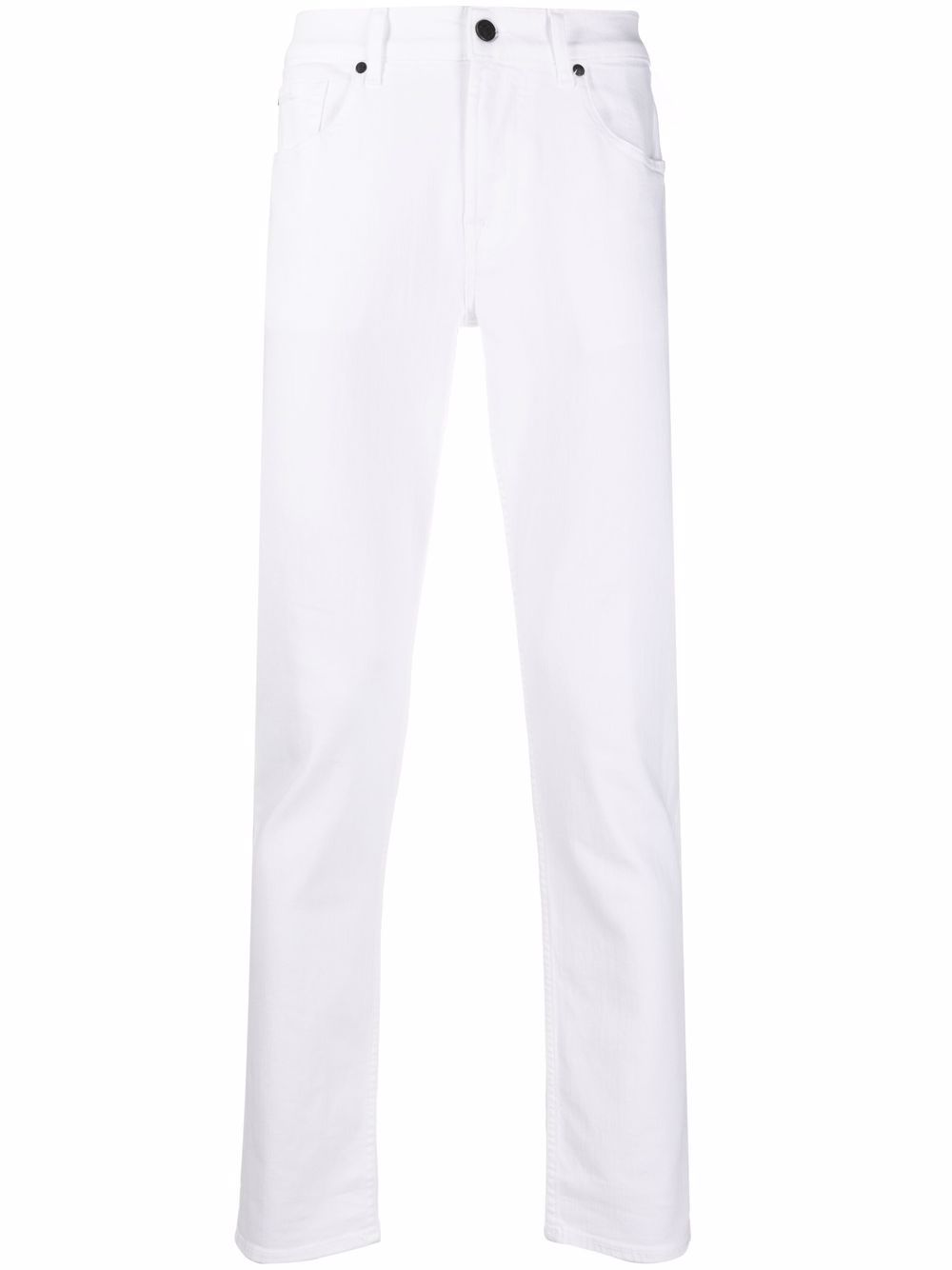 7 For All Mankind 紧身牛仔裤 - 白色