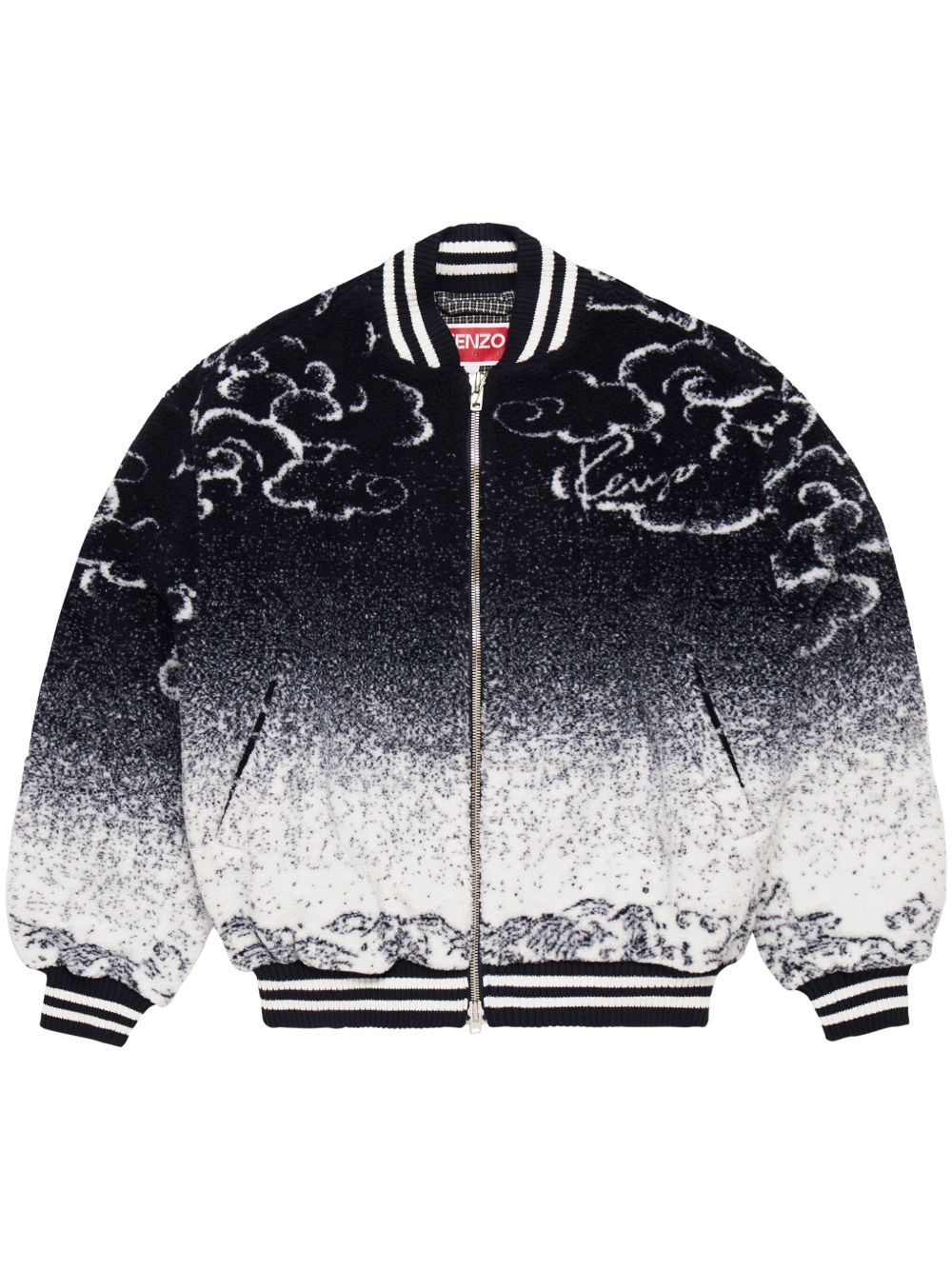 Kenzo Cloud Tiger 飞行员夹克 - 蓝色