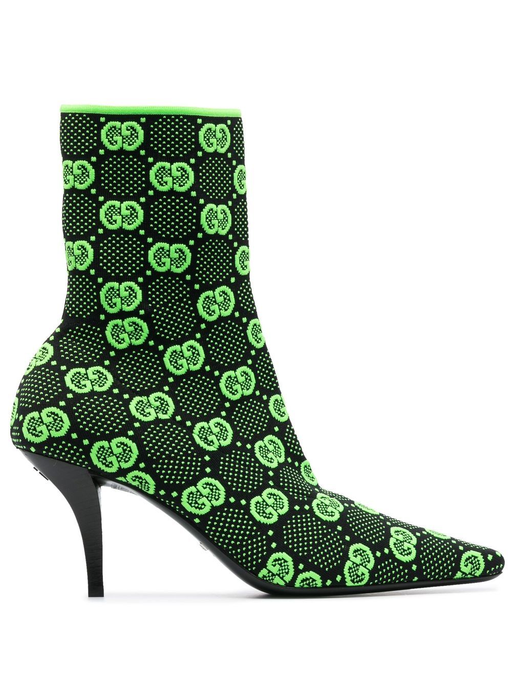 Gucci Interlocking-G 及踝靴 - 黑色