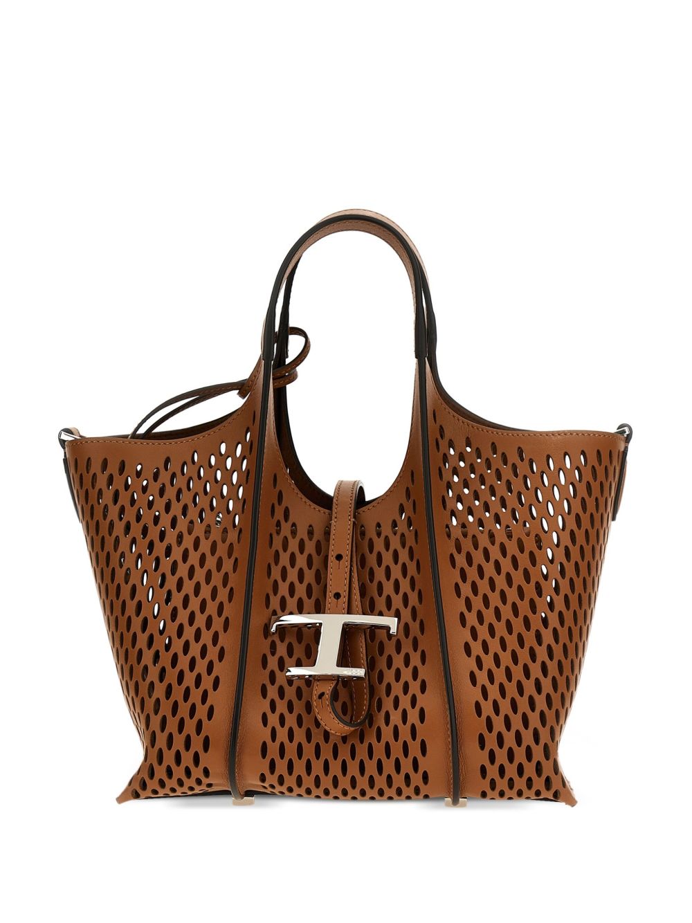 Tod's mini T Timless tote bag - 褐色