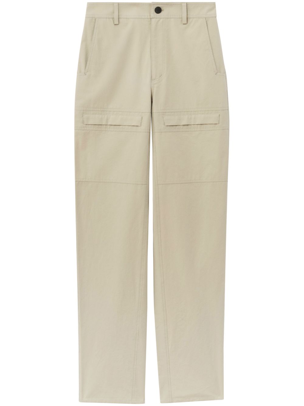 Proenza Schouler White Label 中腰棉工装裤 - 中性色
