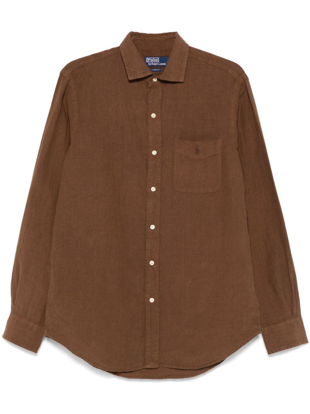 Polo Ralph Lauren Polo Pony 刺绣衬衫 - 褐色