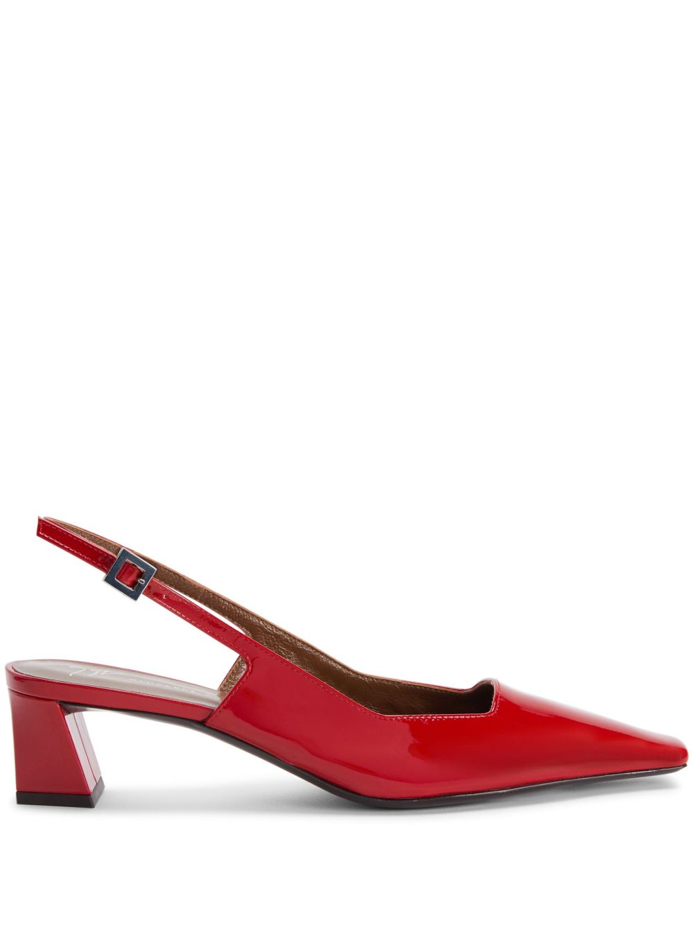 Giuseppe Zanotti Brendha 漆面效果中跟鞋 - 红色