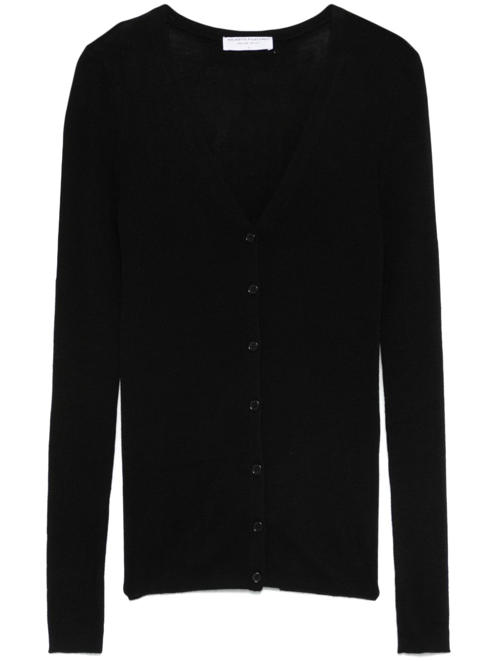 Majestic Filatures Gilet 开衫 - 黑色