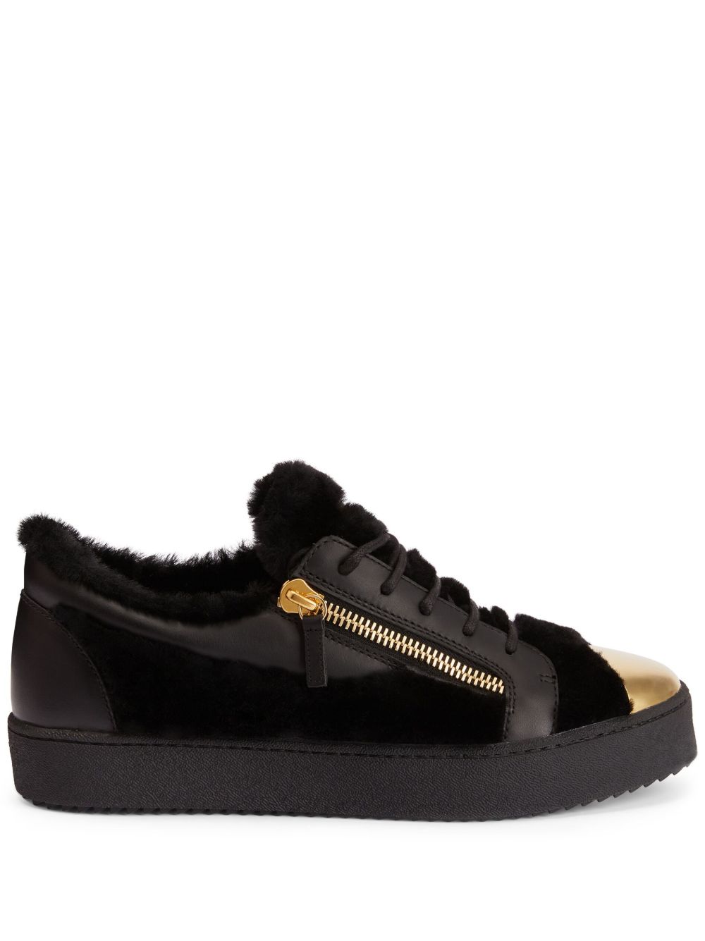 Giuseppe Zanotti Frankie Winter 低帮运动鞋 - 黑色