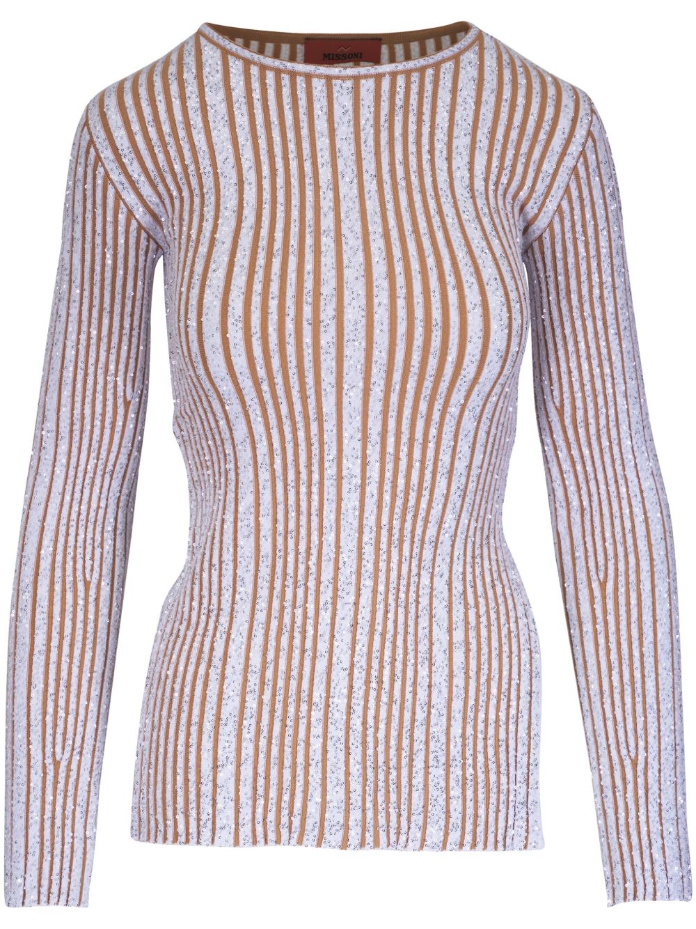 Missoni 亮片缀饰上衣 - 白色