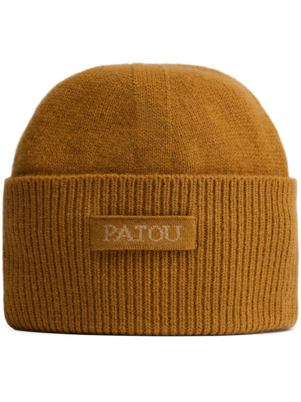 Patou 标贴套头帽 - 褐色