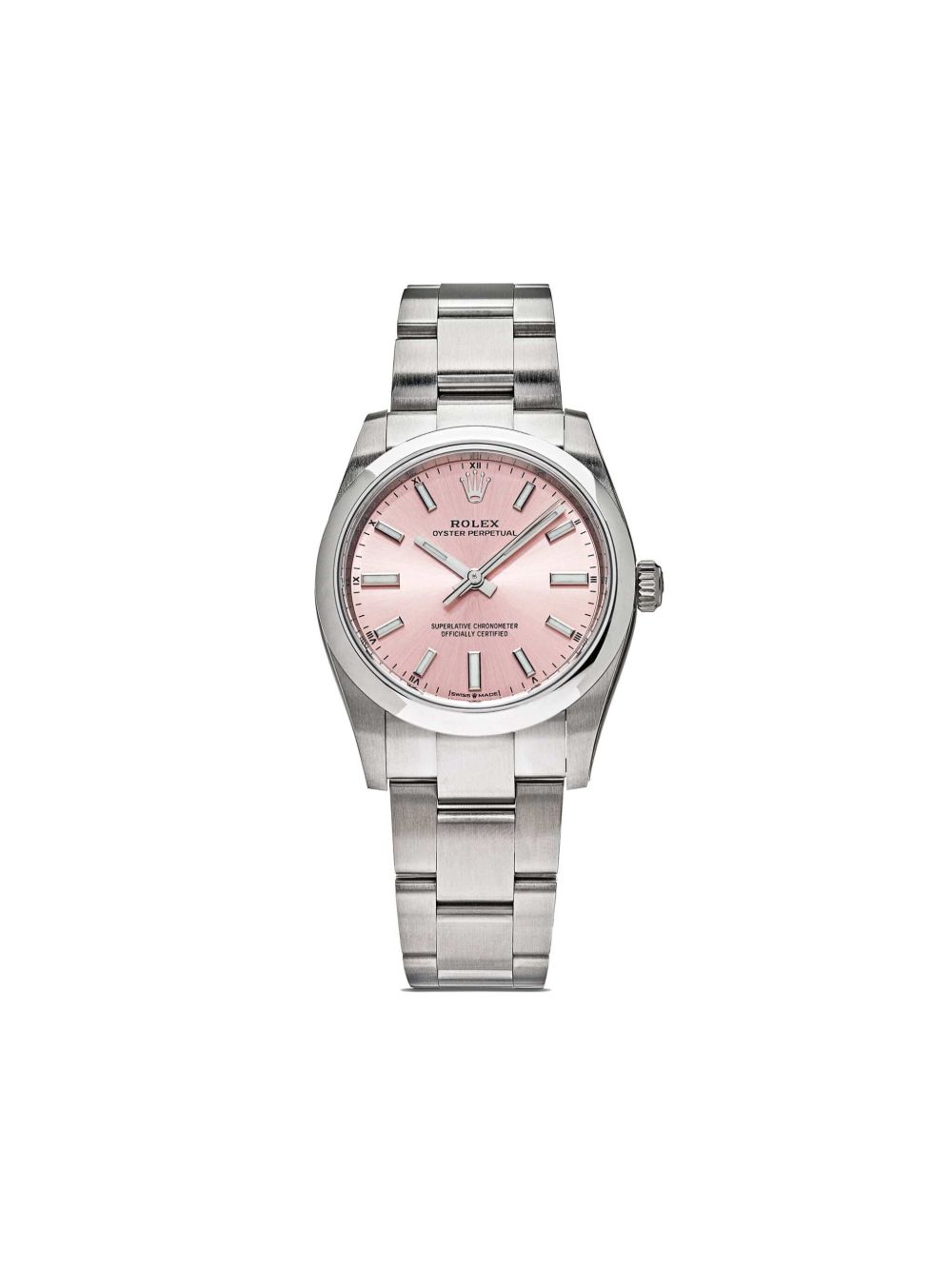 Rolex Oyster Perpetual 34毫米腕表（2023年典藏款） - 粉色