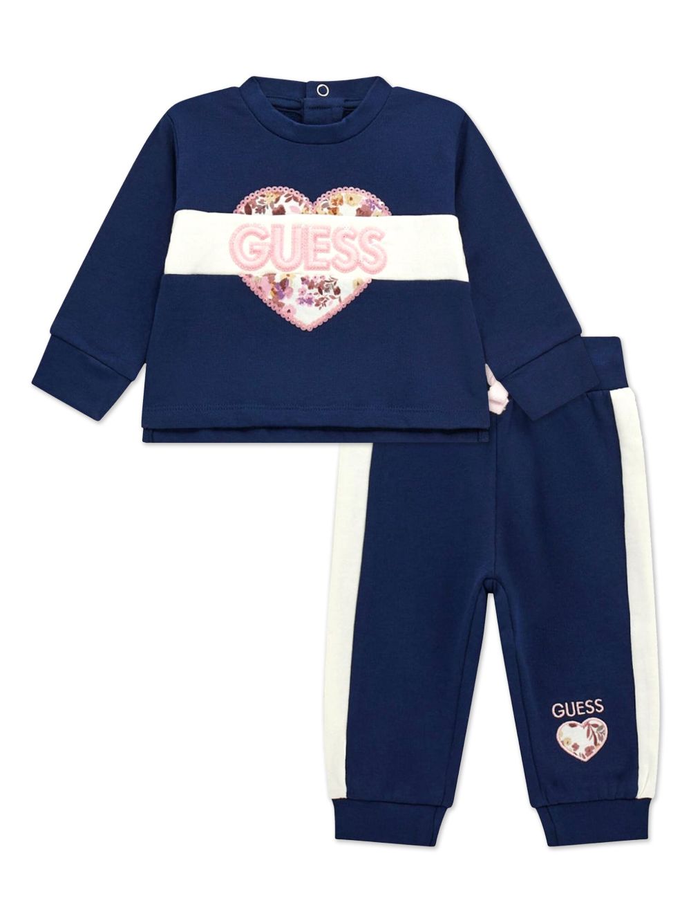 guess kids Heart Logo 运动套装 （两件装) - 蓝色