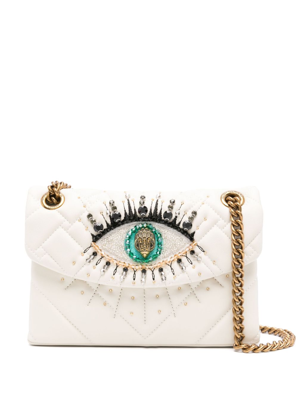 Kurt Geiger London Mini Kensington Eye 斜挎包 - 中性色