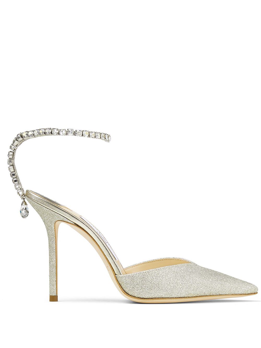 Jimmy Choo 周仰杰 Saeda 高跟鞋 - 白色
