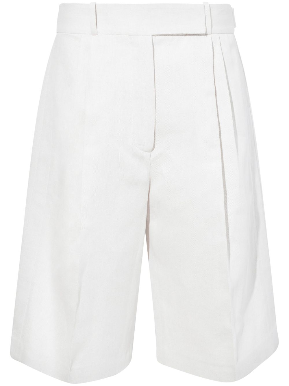 Proenza Schouler 褶饰及膝短裤 - 白色