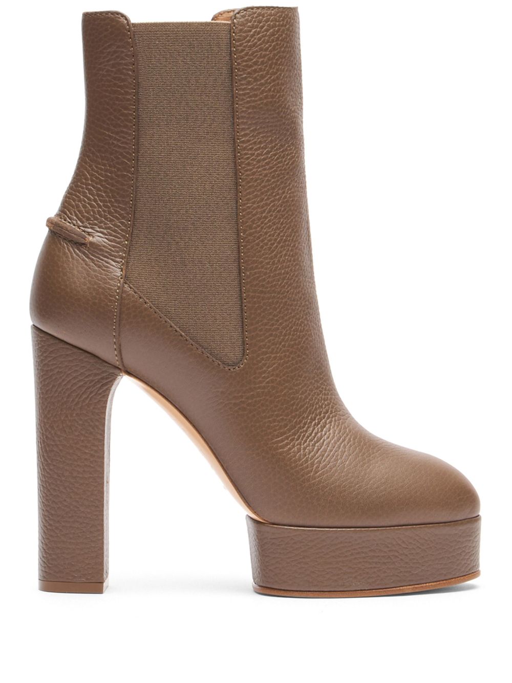 Casadei Betty 高跟靴（12厘米） - 褐色