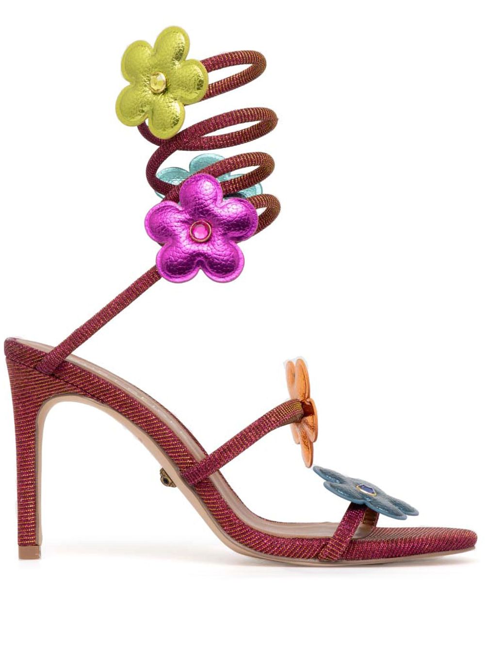 Kurt Geiger London Daisy Spiral 高跟凉鞋（10厘米） - 粉色