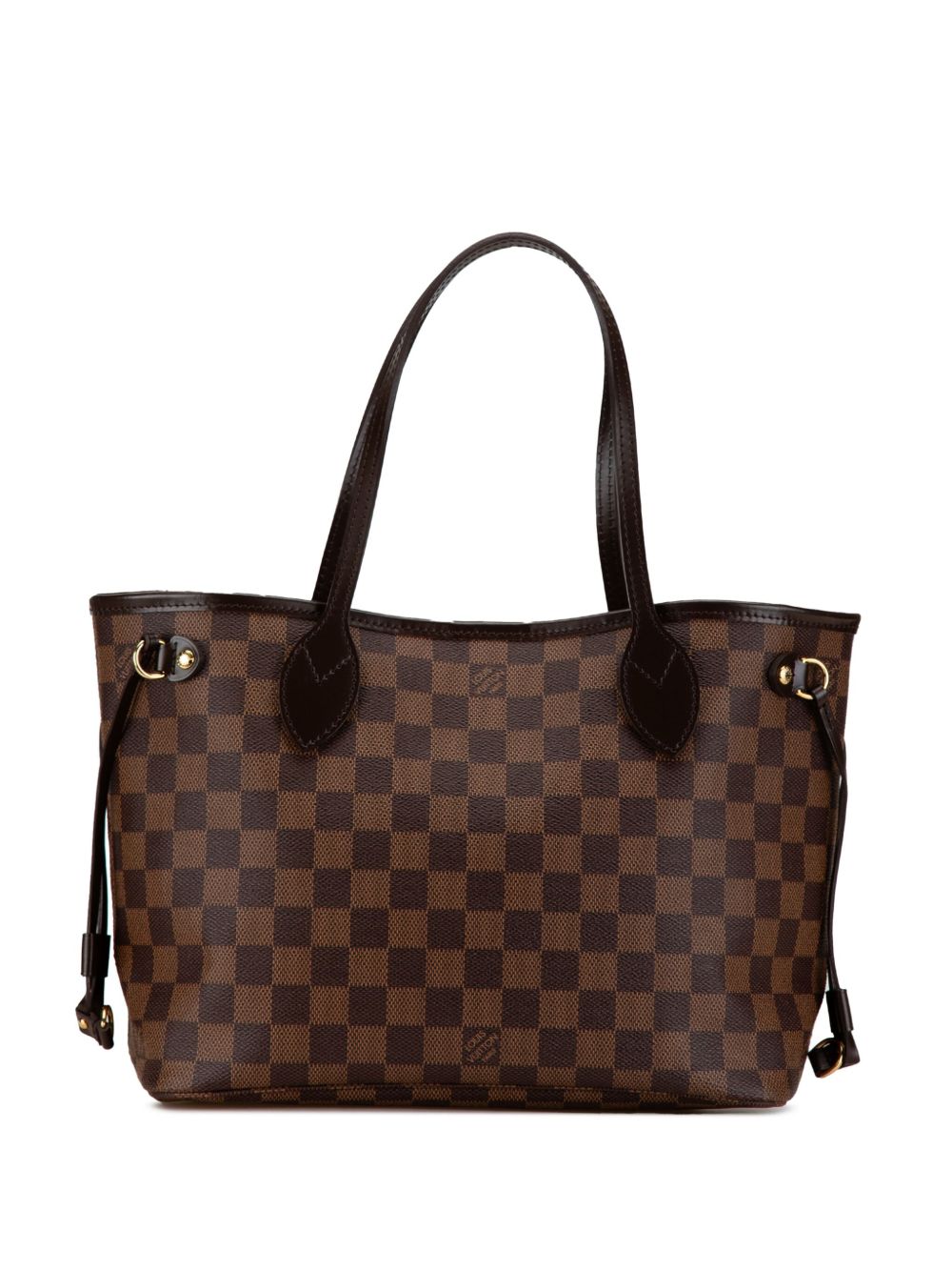 Louis Vuitton Pre-Owned Damier Ebene Neverfull PM 手提包（2012年典藏款） - 褐色