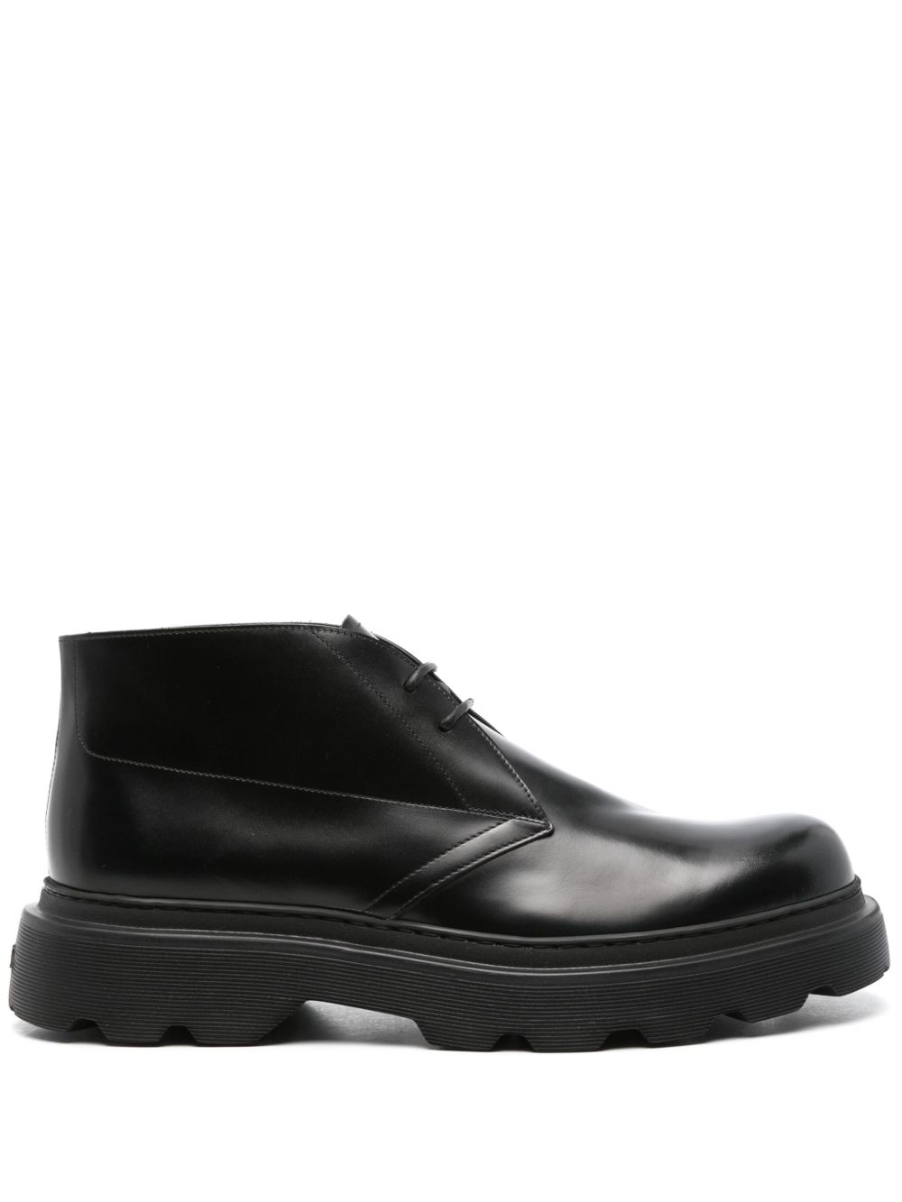 Tod's 及踝皮靴 - 黑色