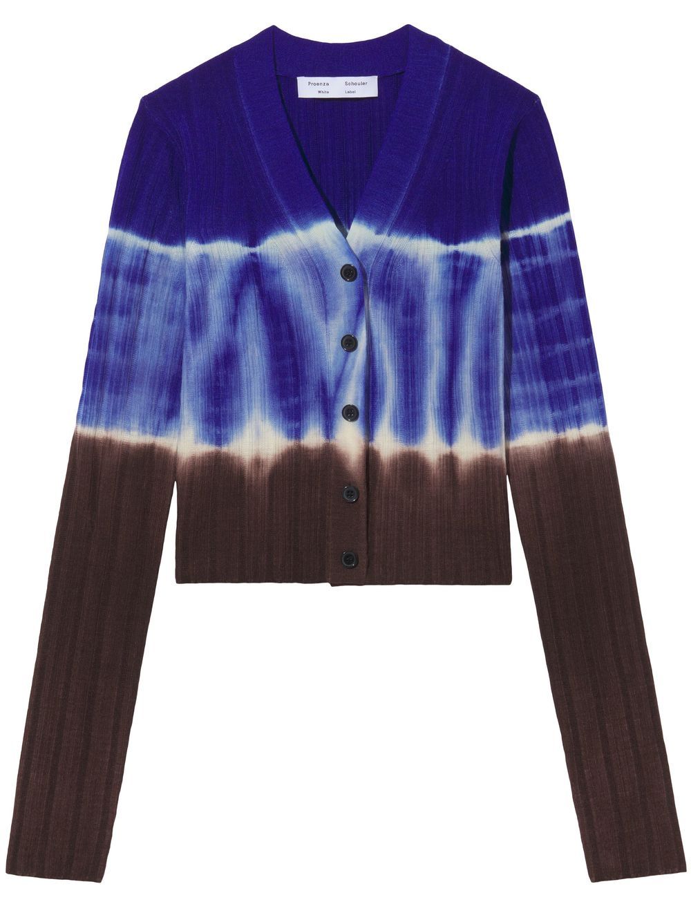 Proenza Schouler White Label 吊染印花开衫 - 黑色