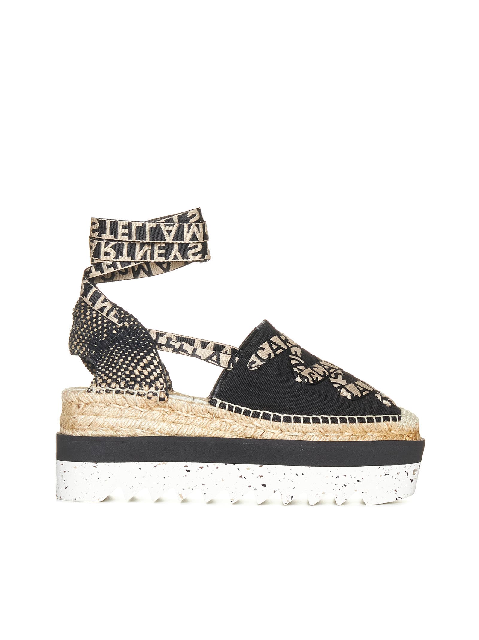 Stella McCartney Gaia 麻底帆布鞋