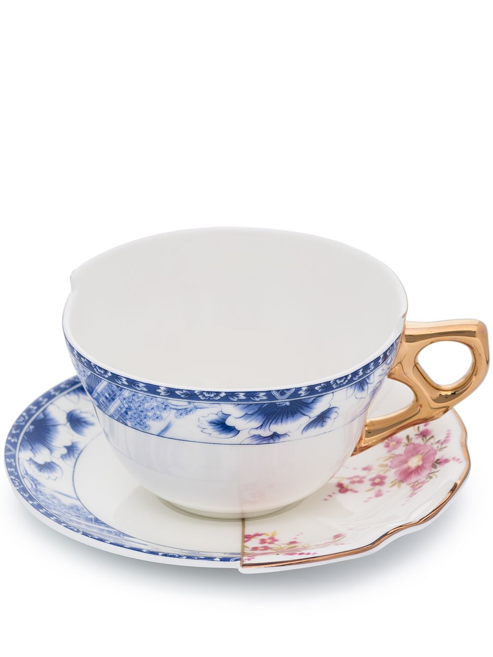 Seletti Zenobia 混搭设计茶杯套装 - 白色