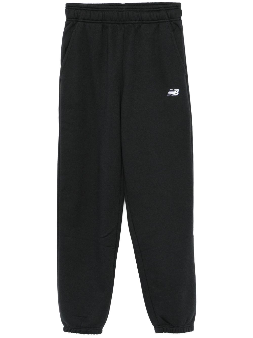 New Balance logo刺绣运动裤 - 黑色