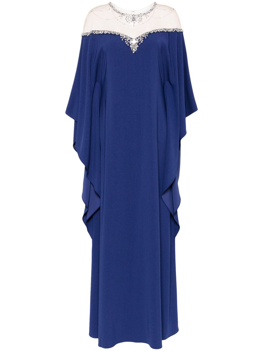 Marchesa Notte 晶饰礼服 - 蓝色