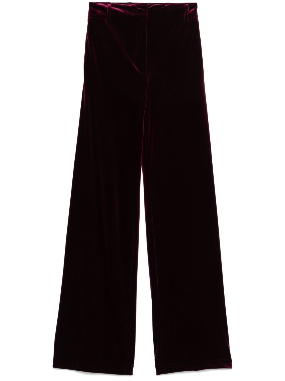 Cenere GB velvet trousers - 紫色