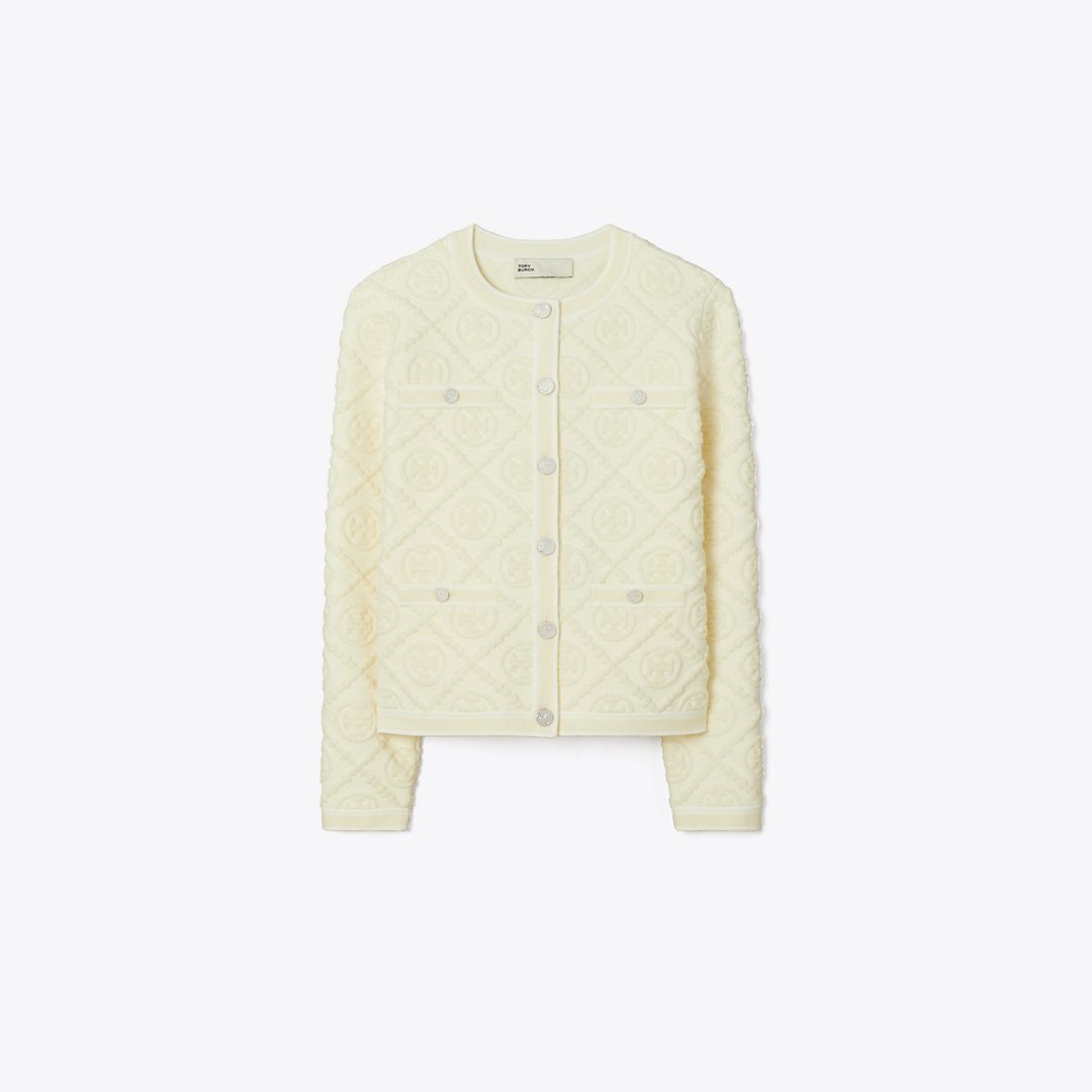 Tory Burch Kendra Embossed Cardigan