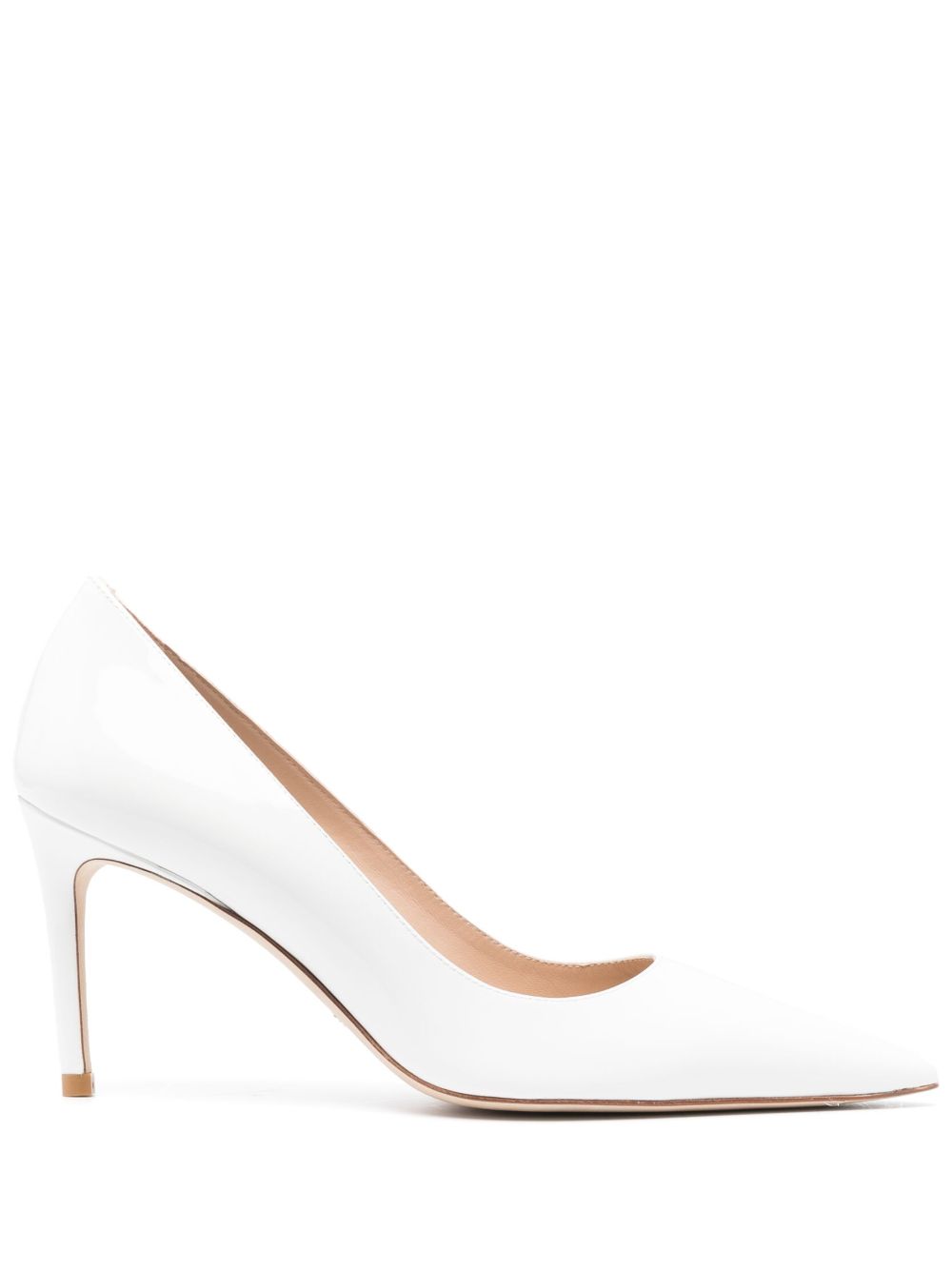 Stuart Weitzman Stuart 皮质高跟鞋 - 白色