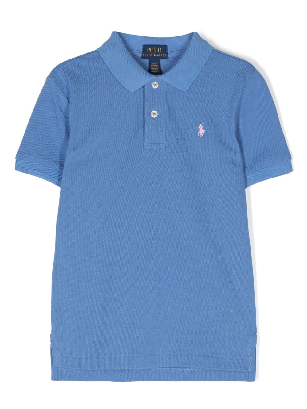 POLO RALPH LAUREN KIDS Polo Pony 珠地布polo衫 - 蓝色