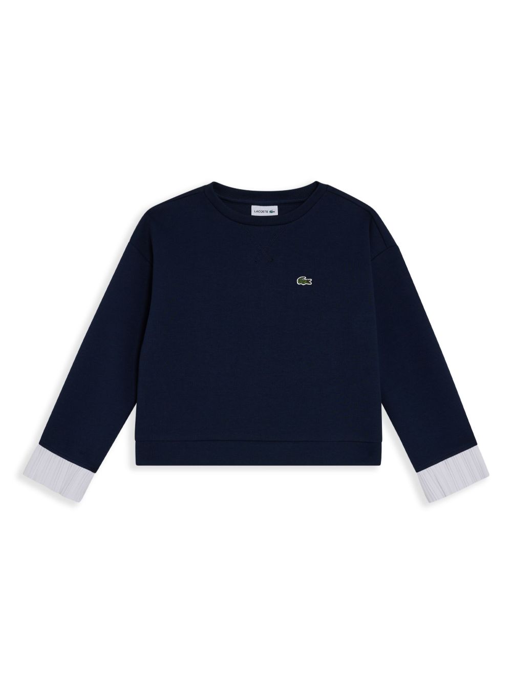 Lacoste logo卫衣 - 蓝色