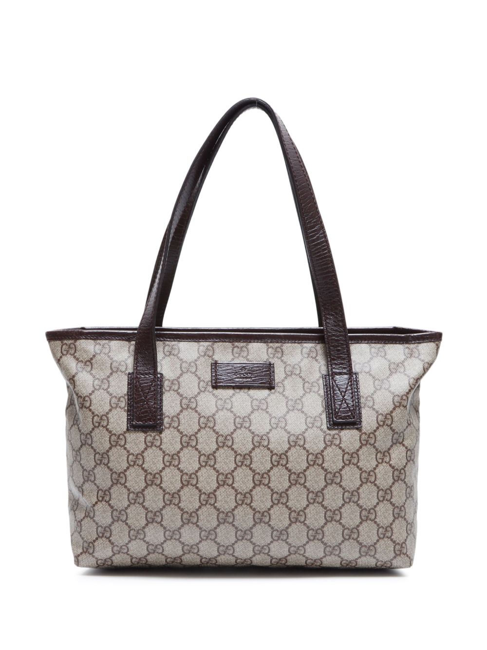 Gucci Pre-Owned GG Supreme 单肩包（典藏款） - 中性色