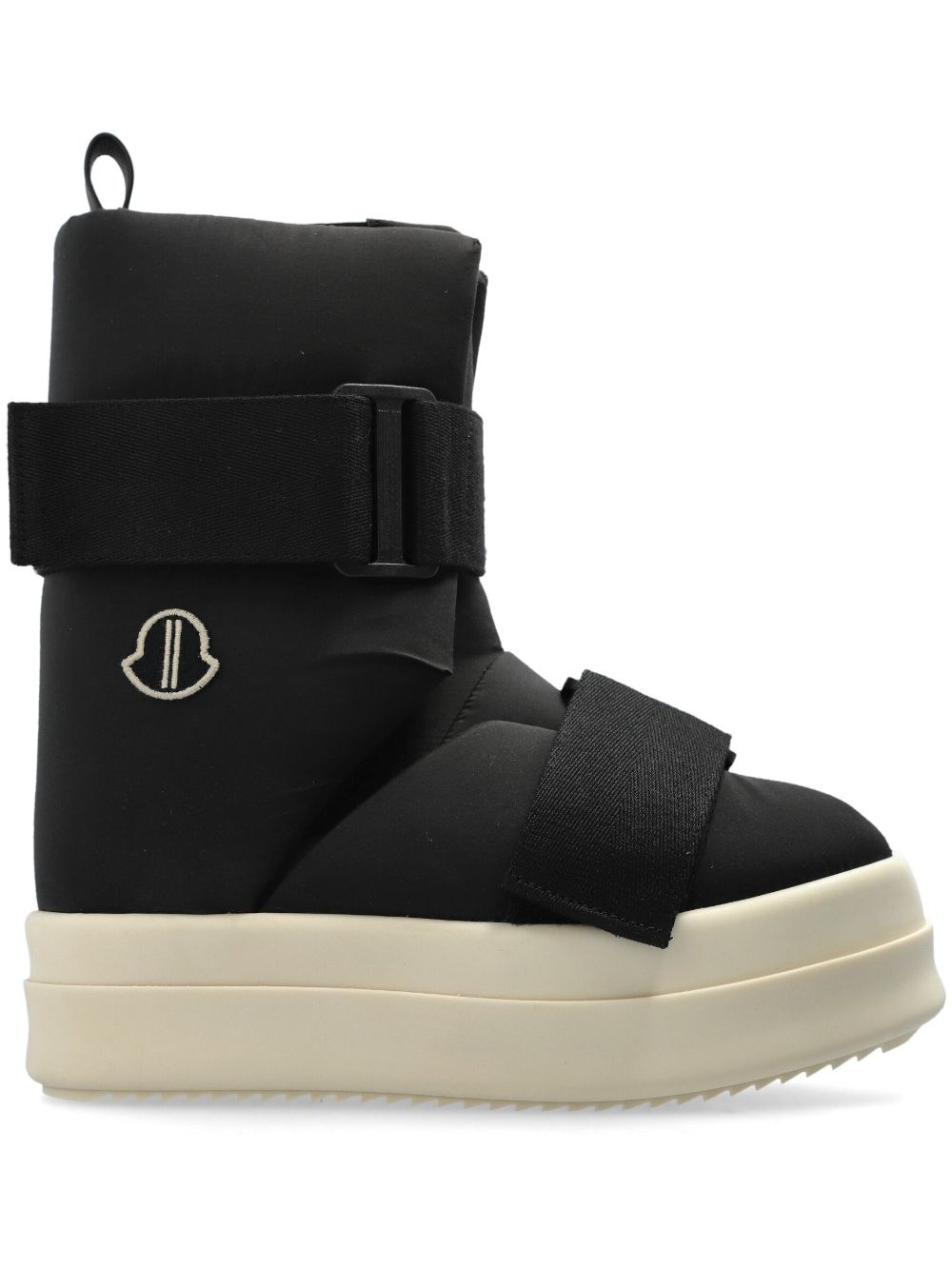 Moncler + Rick Owens 标贴雪靴 - 黑色
