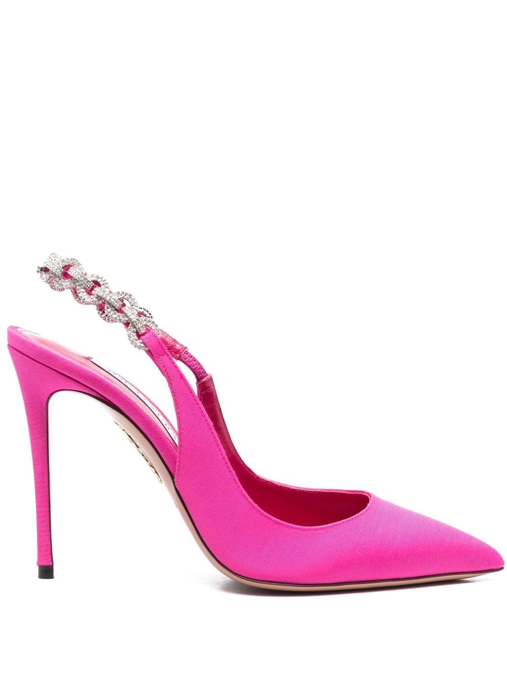 Aquazzura 晶饰高跟鞋 - 粉色