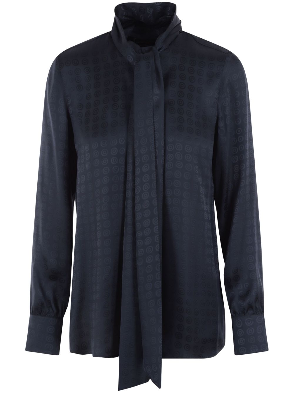 10 CORSO COMO lavallière 衬衫 - 蓝色