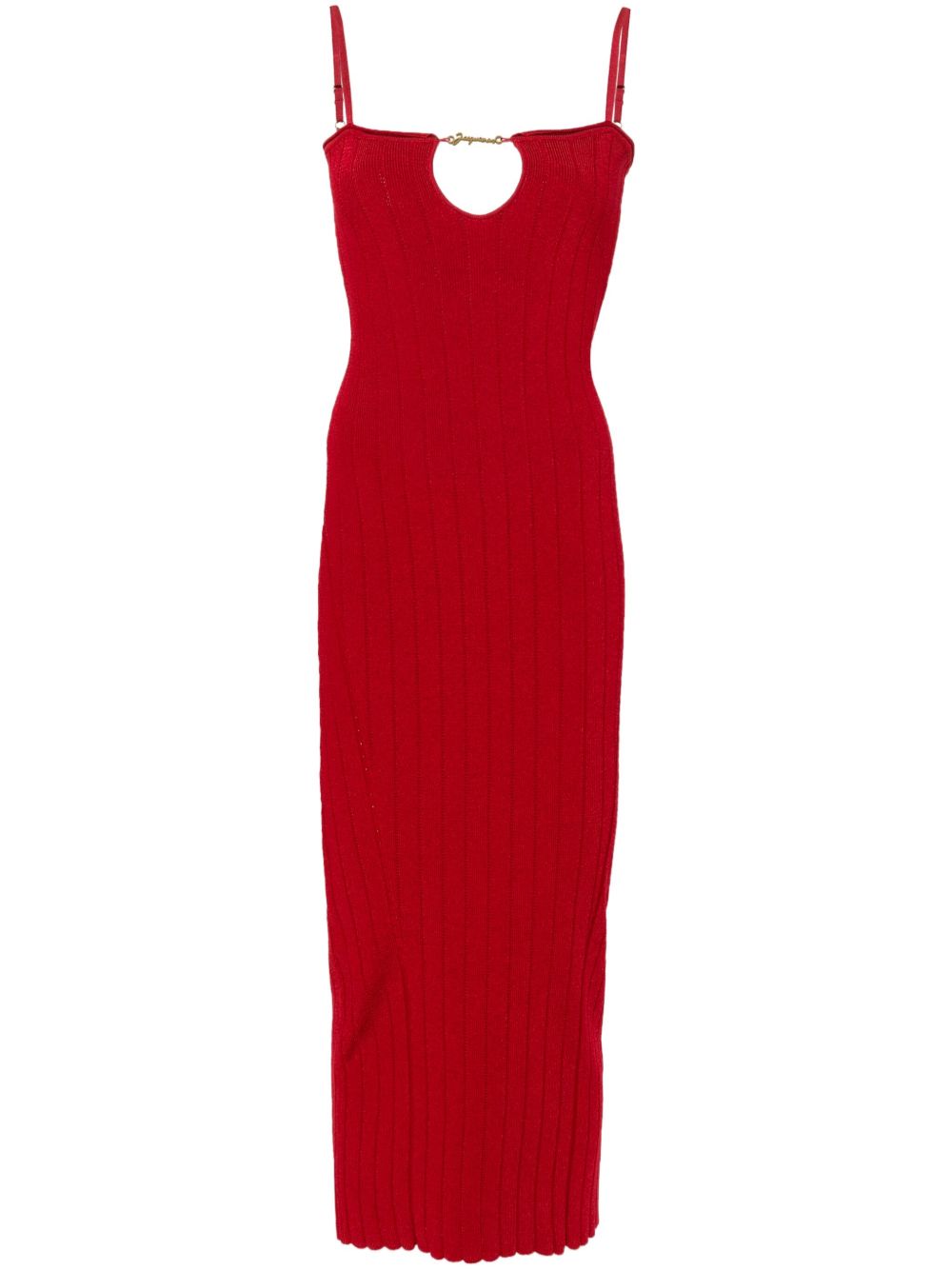 Jacquemus La Robe Sierra 中长连衣裙 - 红色