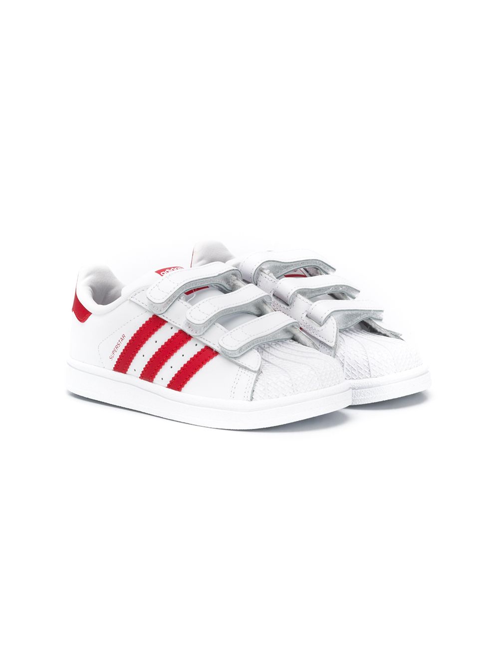 adidas Kids Superstar板鞋 - WHITE
