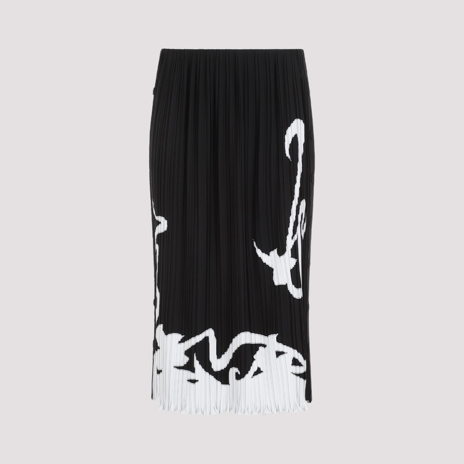 Lanvin Pleated Long Skirt
