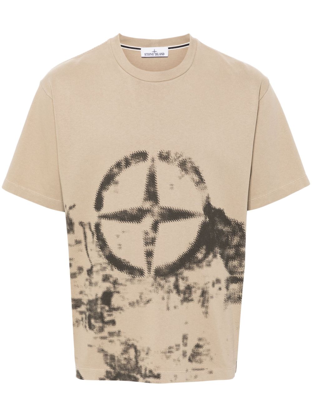 Stone Island Compass 印花T恤 - 中性色