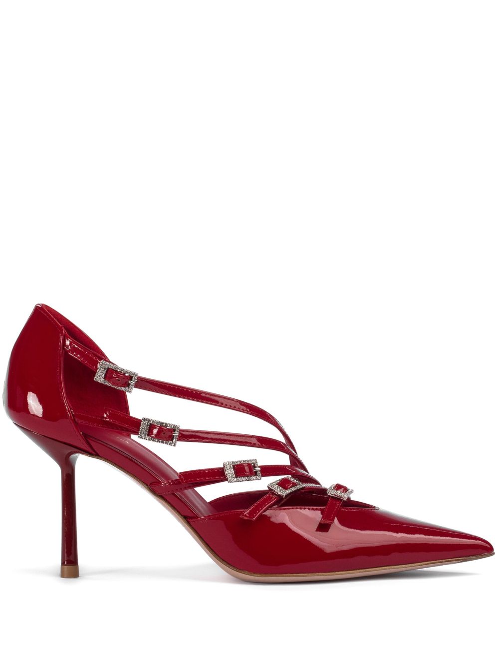 Le Silla Scarlet 皮质高跟鞋 - 红色