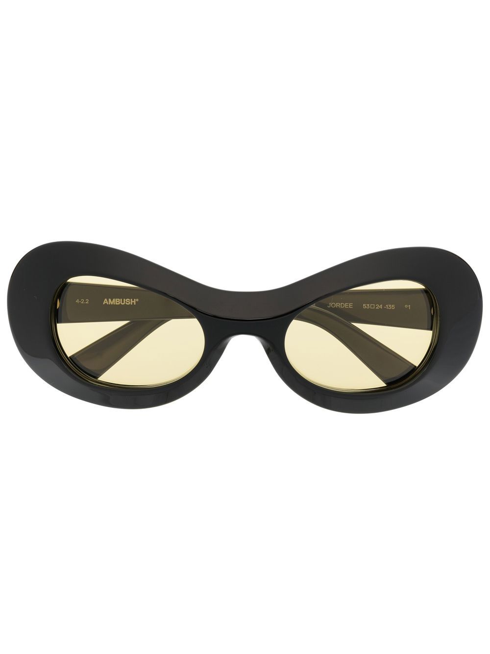 Ambush Eyewear Jordee 圆框太阳眼镜 - 黑色