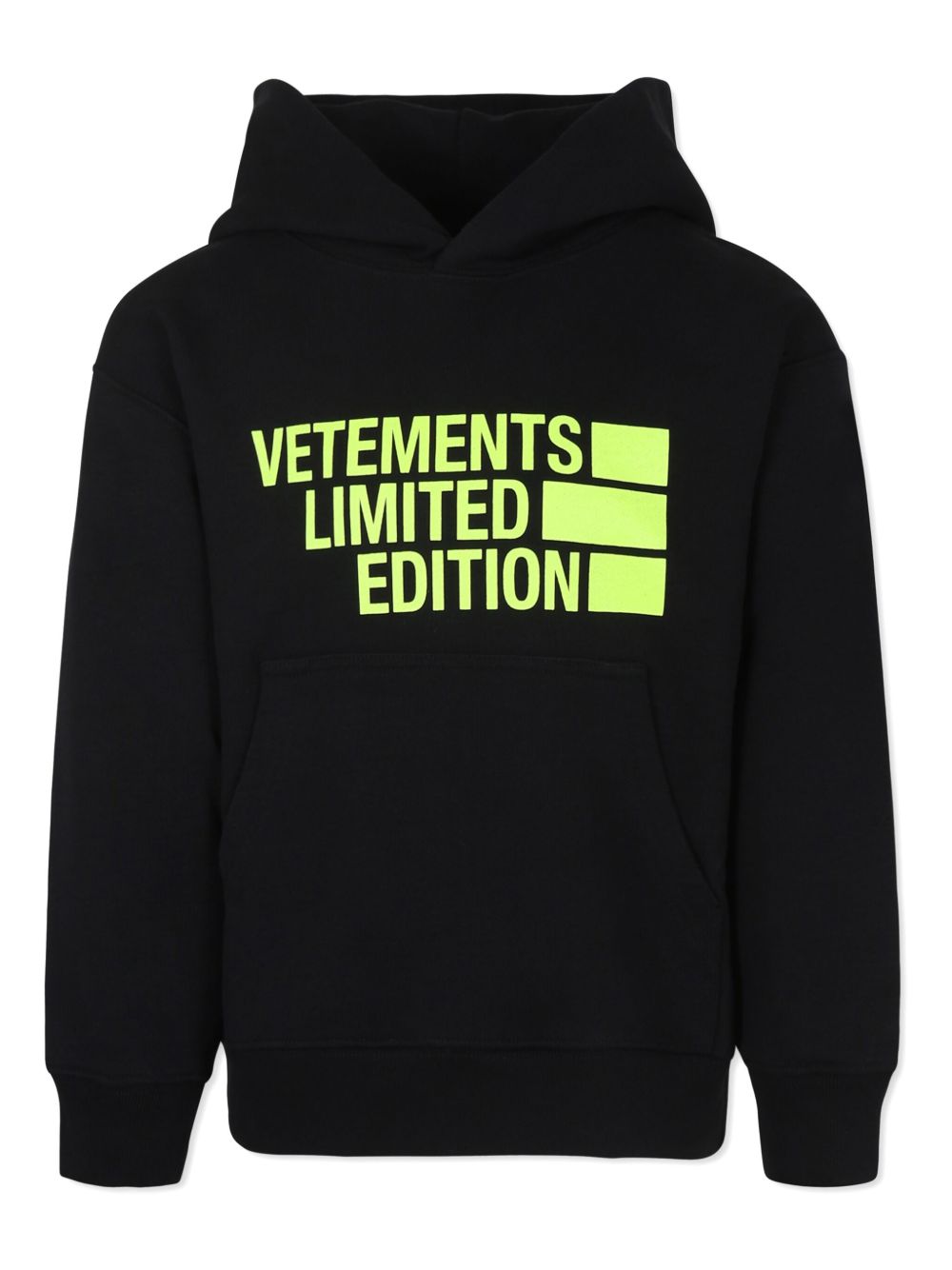 VETEMENTS logo印花连帽衫 - 黑色