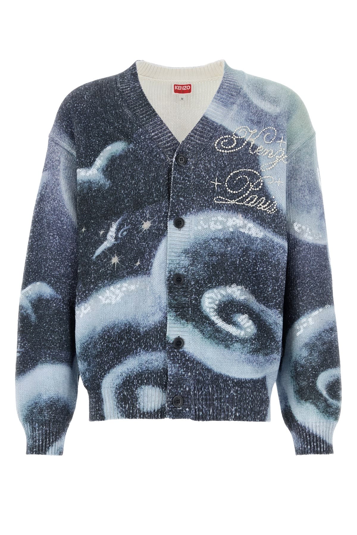 Kenzo 刺绣棉混纺开衫