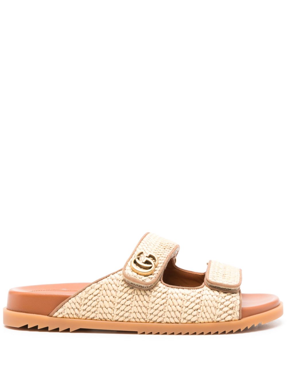 Gucci Double G logo凉鞋 - 中性色