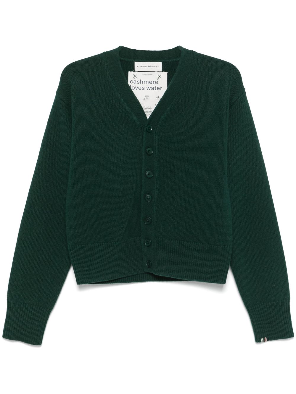 extreme cashmere Nº309 Clover 开衫 - 绿色