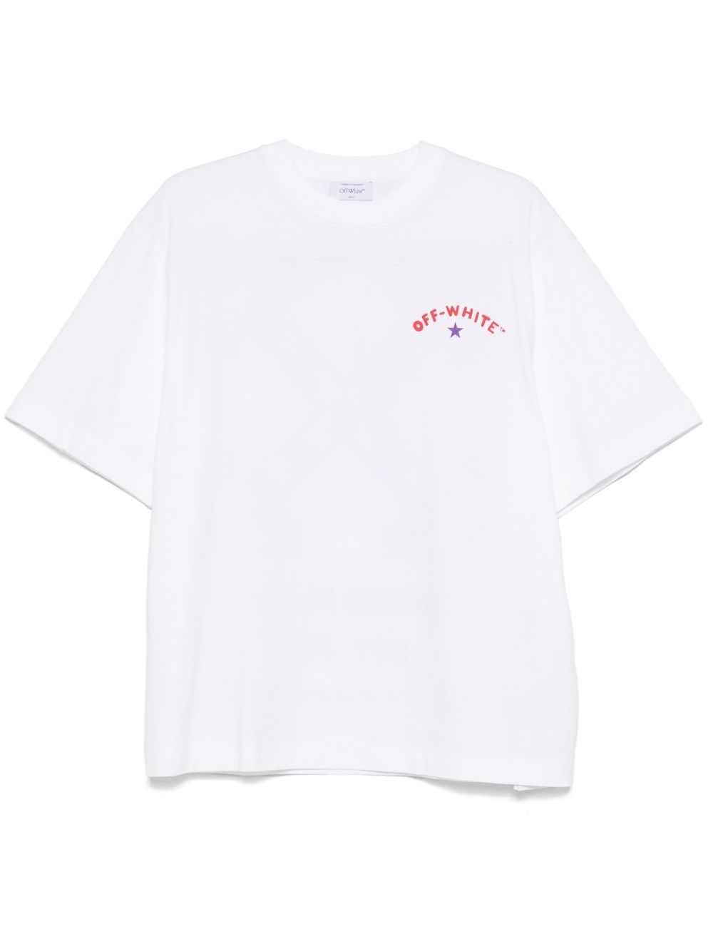 Off-White Star Arrow T恤 - 白色
